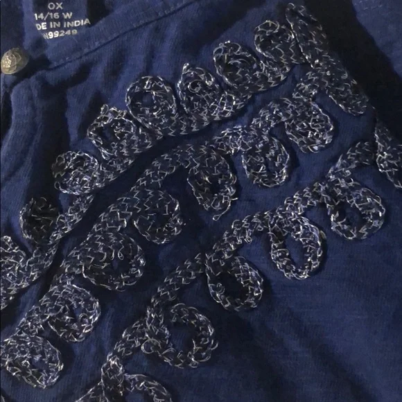 Catherine’s royal blue cotton tunic - Picture 6 of 6